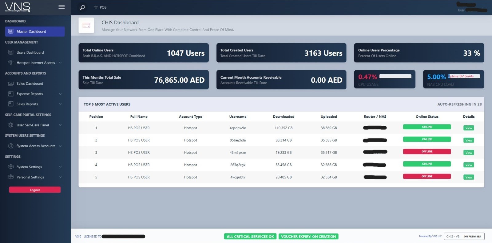 CHIS-V3 Captive Portal